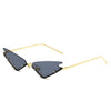 Luxury Fashion Fire Flame Sunglasses Women Rimless