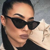 Sexy Cat Eye Sunglasses Women Brand Designer Mirror Black