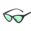Sexy Cat Eye Sunglasses Women Brand Designer Mirror Black