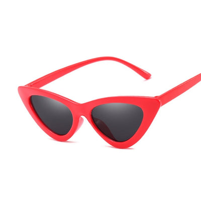 Sexy Cat Eye Sunglasses Women Brand Designer Mirror Black