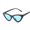 Sexy Cat Eye Sunglasses Women Brand Designer Mirror Black