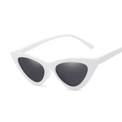 Sexy Cat Eye Sunglasses Women Brand Designer Mirror Black