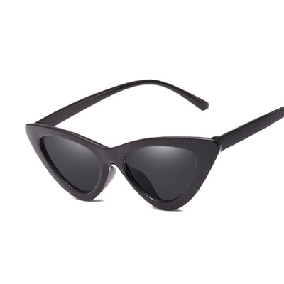 Sexy Cat Eye Sunglasses Women Brand Designer Mirror Black