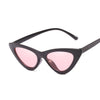 Sexy Cat Eye Sunglasses Women Brand Designer Mirror Black