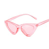 Sexy Cat Eye Sunglasses Women Brand Designer Mirror Black
