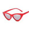 Sexy Cat Eye Sunglasses Women Brand Designer Mirror Black