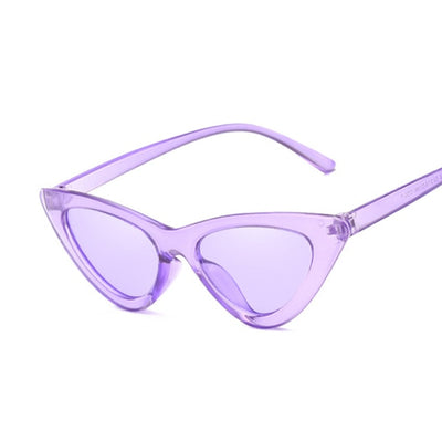 Sexy Cat Eye Sunglasses Women Brand Designer Mirror Black
