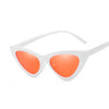 Sexy Cat Eye Sunglasses Women Brand Designer Mirror Black