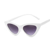 Sexy Cat Eye Sunglasses Women Brand Designer Mirror Black
