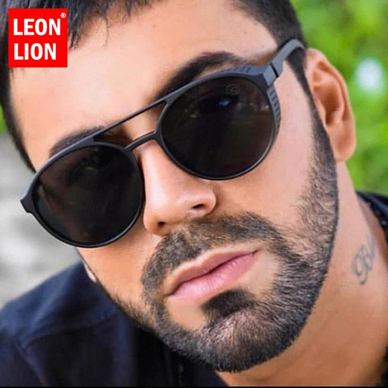 Wrap Sunglasses Men Brand Designer Sunglasses