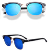 Tortoise Designer Inspired Classic Half Frame Horned