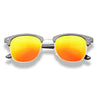 Tortoise Designer Inspired Classic Half Frame Horned