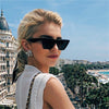 New brand sunglasses Square glasses  Personalized cat eyes