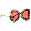 TTLIFE  Irregular Geometric Vintage Baroque Sunglasses