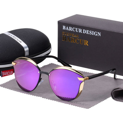Luxury Polarized Sunglasses Women Round