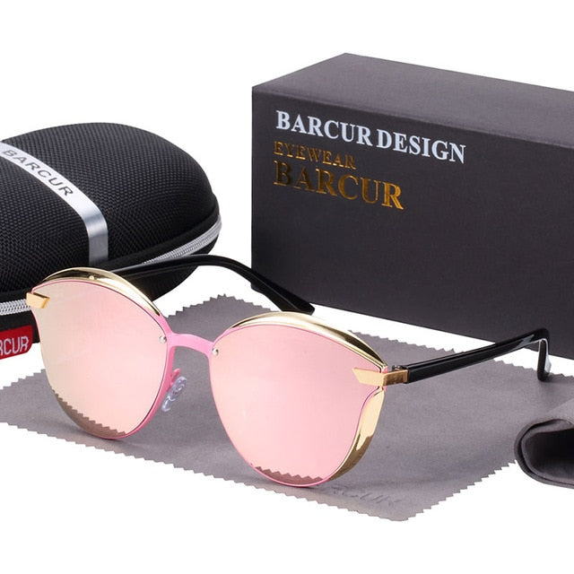 Luxury Polarized Sunglasses Women Round