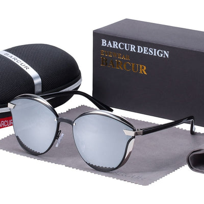Luxury Polarized Sunglasses Women Round