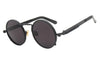 Men Women Metal Frame Round Sunglasses