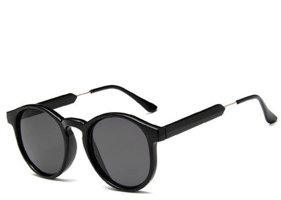 Retro Round Sunglasses Women Men Brand Design