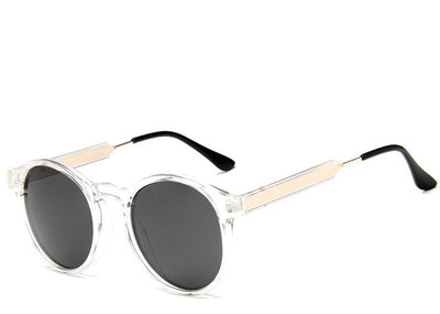 Retro Round Sunglasses Women Men Brand Design
