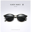 New Polarized Round Sunglasses Mens Womens Brand Designer