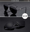 Alloy Frame Quality Spring Leg Sunglasses