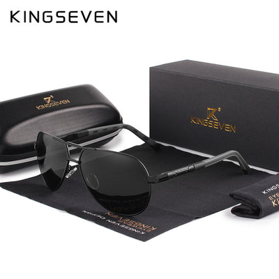 Men Vintage Aluminum Polarized Sunglasses Classic Sun glasses