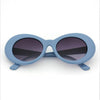 Superhot Eyewear - Retro Vintage Oval Round Sunglasses