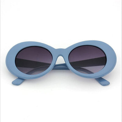 Superhot Eyewear - Retro Vintage Oval Round Sunglasses