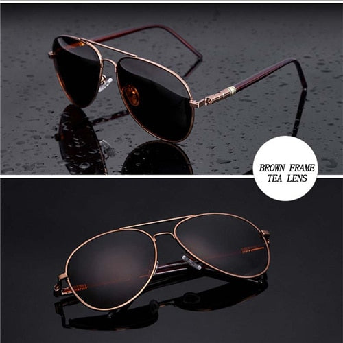 Alloy Frame Quality Spring Leg Sunglasses