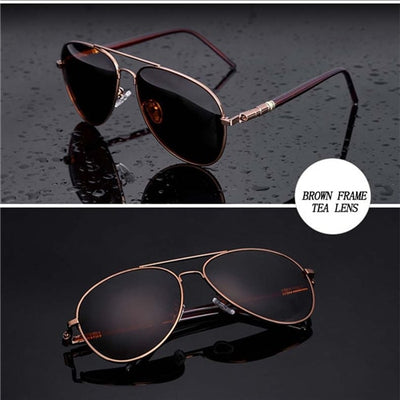 Alloy Frame Quality Spring Leg Sunglasses