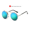 Women Men Brand Designer Retro Round Metal
