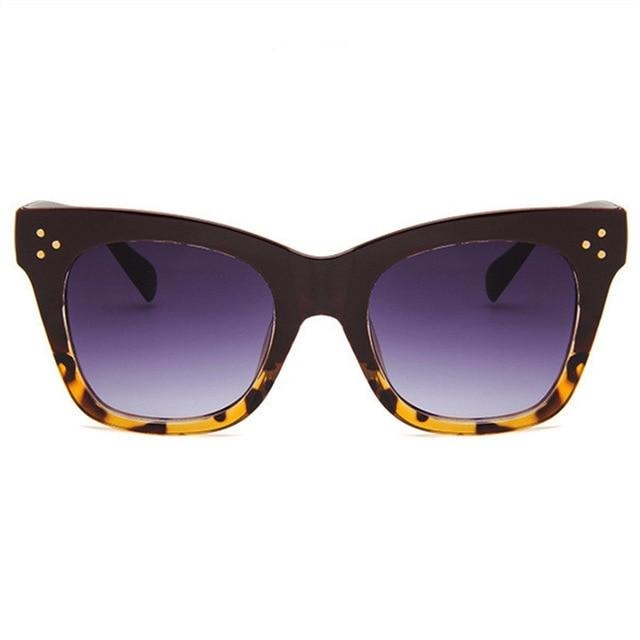Vintage Cat Eye Oversized Sunglasses