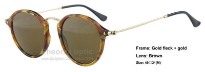 Hot fashion high end sunglasses round style hand made