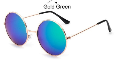 Fashion Round Metal Frame Sunglasses Men Women Retro