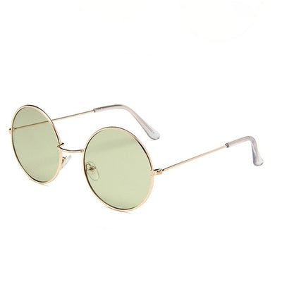 New Women Men Round Sunglasses Steampunk Shades