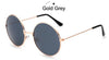 Fashion Round Metal Frame Sunglasses Men Women Retro