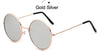 Fashion Round Metal Frame Sunglasses Men Women Retro