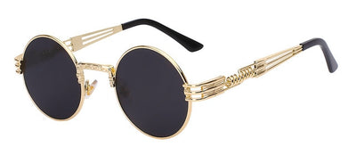 Steampunk Sunglasses Men Women Metal Wrap Eyeglasses