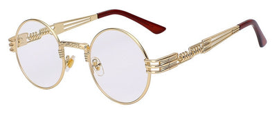 Steampunk Sunglasses Men Women Metal Wrap Eyeglasses