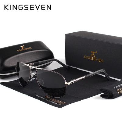 Men Vintage Aluminum Polarized Sunglasses Classic Sun glasses