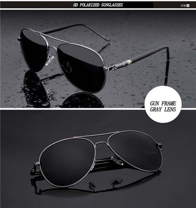 Alloy Frame Quality Spring Leg Sunglasses