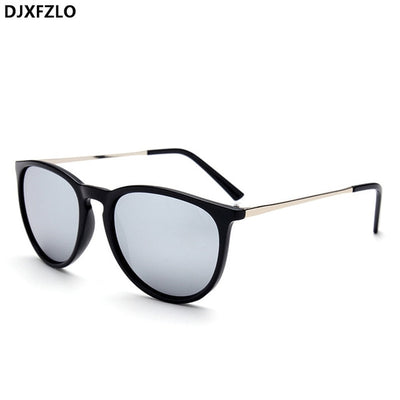Retro Male Round Sunglasses Women Men Brand