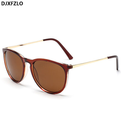 Retro Male Round Sunglasses Women Men Brand