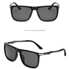Rectangle Men Polarized Sunglasses Fashion Vintage