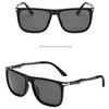 Rectangle Men Polarized Sunglasses Fashion Vintage