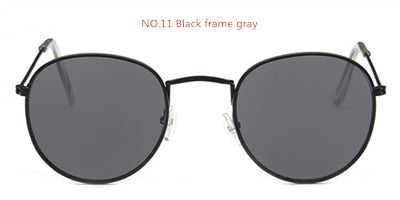 NEW retro round sunglasses women men brand designer