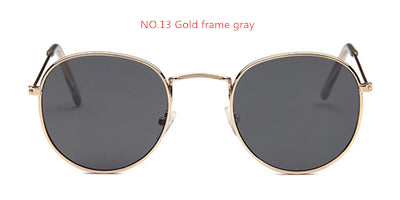 NEW retro round sunglasses women men brand designer