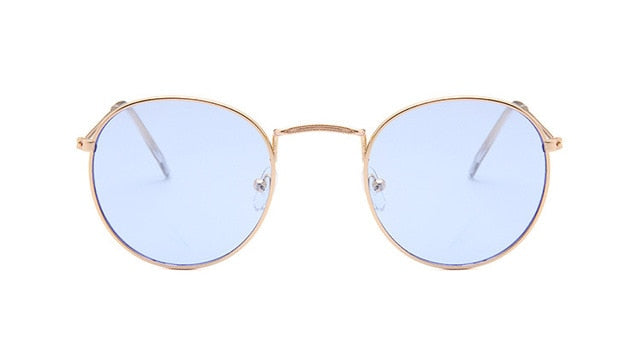 NEW retro round sunglasses women men brand designer