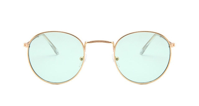 NEW retro round sunglasses women men brand designer